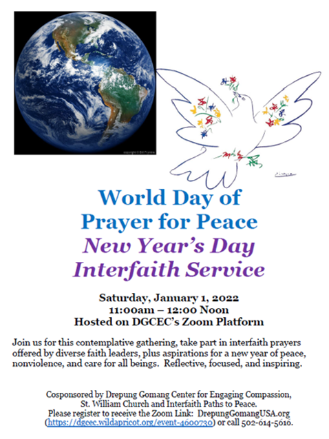 MAC Joined the World Day of Prayer for Peace on January 1, 2022